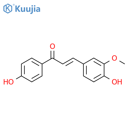 2-Propen-1-one, 3-(4-hydroxy-3-methoxyphenyl)-1-(4-hydroxyphenyl)-,(2E)- structure