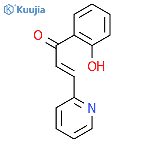 2-Propen-1-one,1-(2-hydroxyphenyl)-3-(2-pyridinyl)- structure