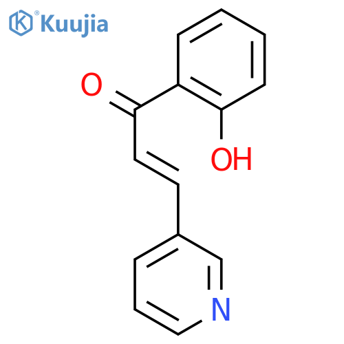 2-Propen-1-one,1-(2-hydroxyphenyl)-3-(3-pyridinyl)- structure