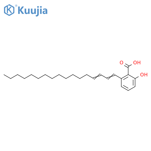 2-(Heptadeca-1,3-dien-1-YL)-6-hydroxybenzoic acid structure