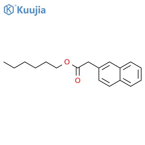 2-naphthaleneacetic acid, hexyl ester structure