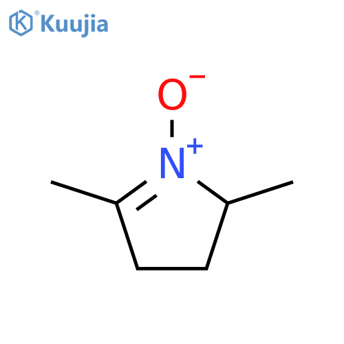 2H-Pyrrole, 3,4-dihydro-2,5-dimethyl-, 1-oxide structure
