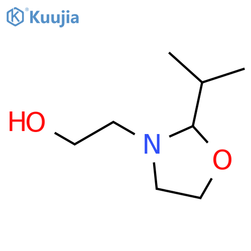 2-(1-Methylethyl)-3-oxazolidineethanol structure