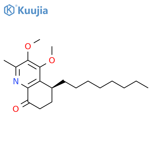 8(5H)-Quinolinone, 6,7-dihydro-3,4-dimethoxy-2-methyl-5-octyl-, (5S)- structure