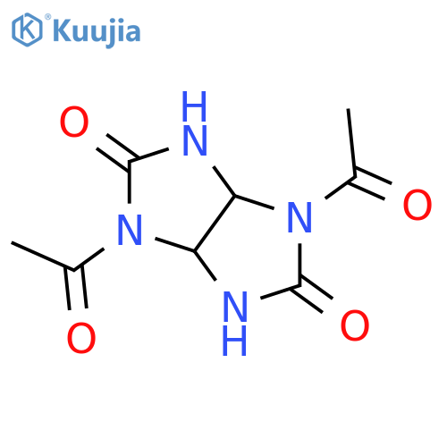 Imidazo[4,5-d]imidazole-2,5(1H,3H)-dione,1,4-diacetyltetrahydro- structure