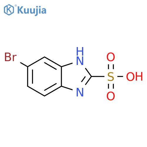 5-Bromo-1H-benzoimidazole-2-sulfonic acid structure