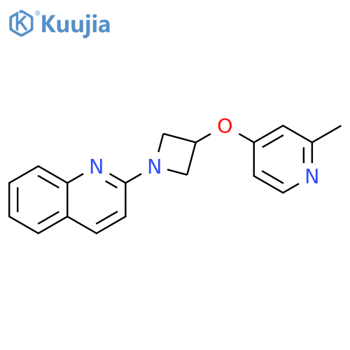 2-{3-[(2-methylpyridin-4-yl)oxy]azetidin-1-yl}quinoline structure