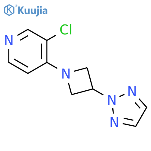 3-chloro-4-3-(2H-1,2,3-triazol-2-yl)azetidin-1-ylpyridine structure
