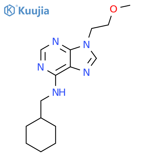 N-(Cyclohexylmethyl)-9-(2-methoxyethyl)-9H-purin-6-amine structure