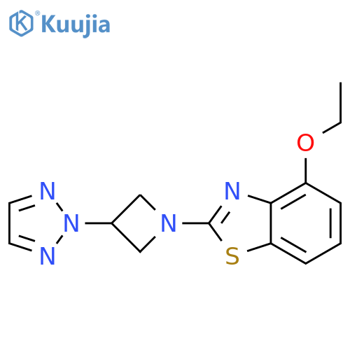 4-ethoxy-2-[3-(2H-1,2,3-triazol-2-yl)azetidin-1-yl]-1,3-benzothiazole structure