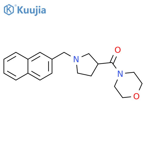 4-{1-(naphthalen-2-yl)methylpyrrolidine-3-carbonyl}morpholine structure