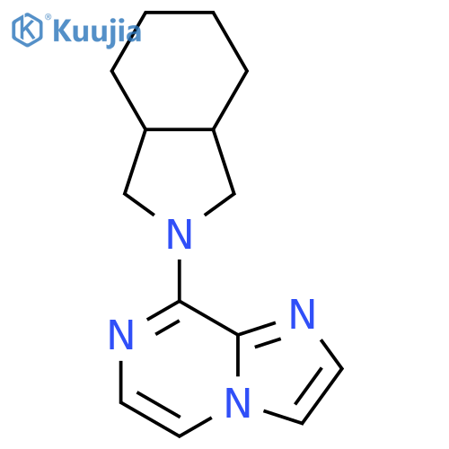 2-{imidazo[1,2-a]pyrazin-8-yl}-octahydro-1H-isoindole structure