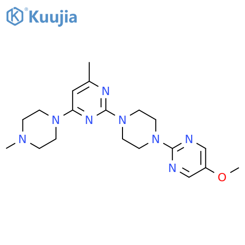 2-[4-(5-Methoxypyrimidin-2-yl)piperazin-1-yl]-4-methyl-6-(4-methylpiperazin-1-yl)pyrimidine structure