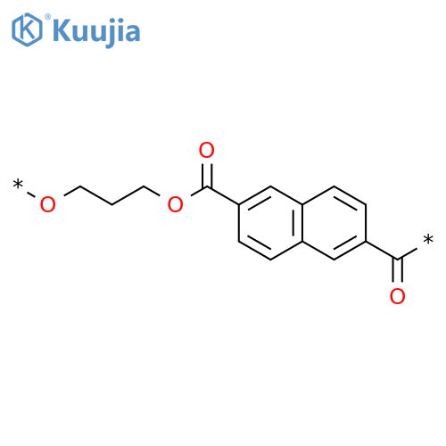 Poly(oxy-1,3-propanediyloxycarbonyl-2,6-naphthalenediylcarbonyl) structure