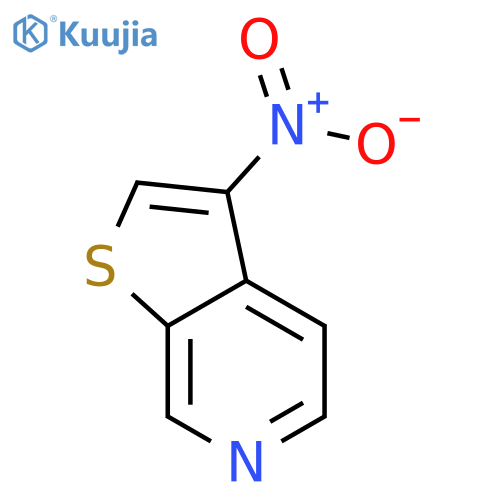 Thieno[2,3-c]pyridine, 3-nitro- structure