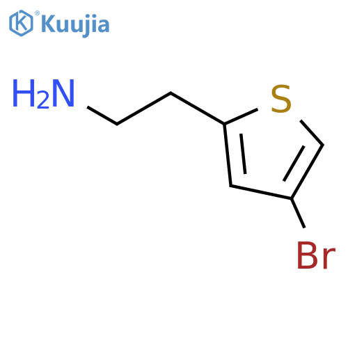 2-(4-bromothiophen-2-yl)ethan-1-amine structure