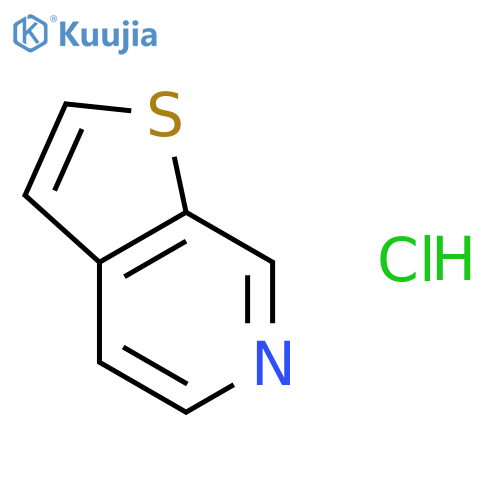 Thieno[2,3-c]pyridine,hydrochloride (1:1) structure