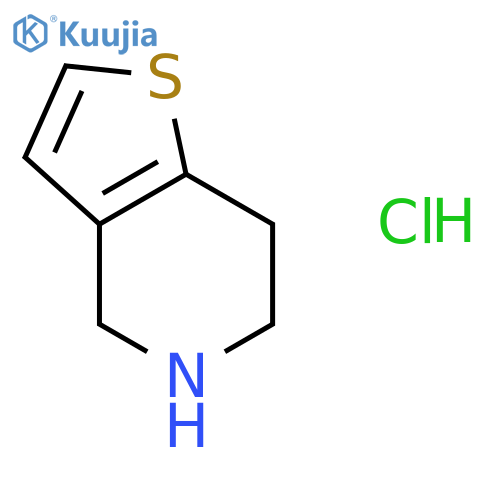 4,5,6,7-Tetrahydrothieno[3,2-c]pyridine hydrochloride structure