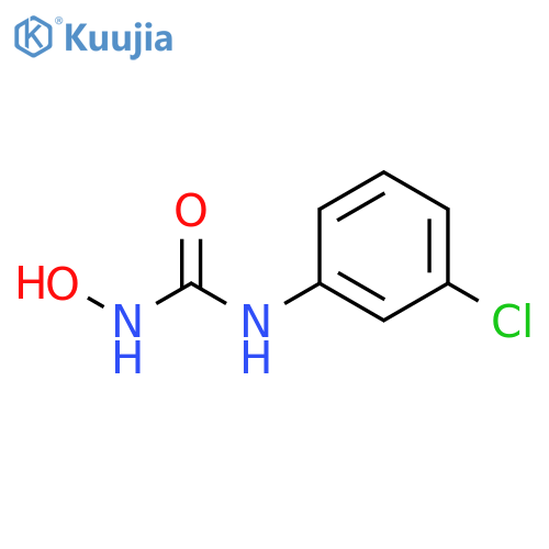 Urea,N-(3-chlorophenyl)-N'-hydroxy- structure