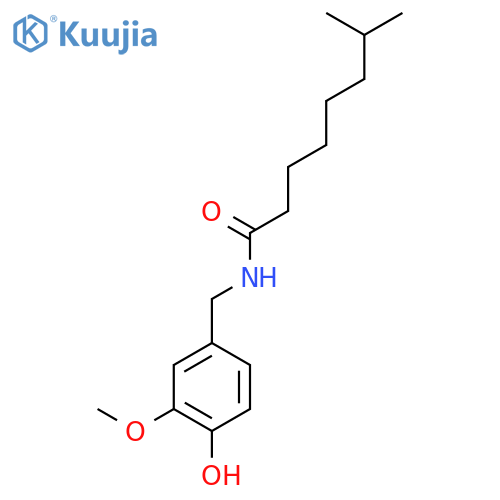 Nordihydrocapsaicin structure