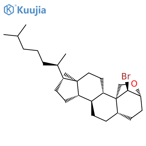 Cholestane, 1-bromo-2,19-epoxy-, (1a,2b,5a)- structure