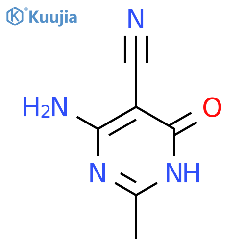 5-Pyrimidinecarbonitrile,4-amino-1,6-dihydro-2-methyl-6-oxo- structure
