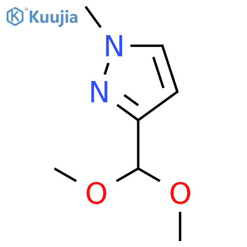3-Dimethoxymethyl-1-methyl-1H-pyrazole structure