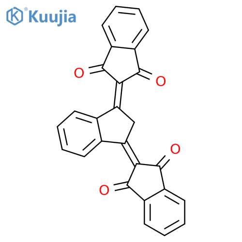 1,3-[bis(1,3-indandione-2-ylidene)]-indane structure