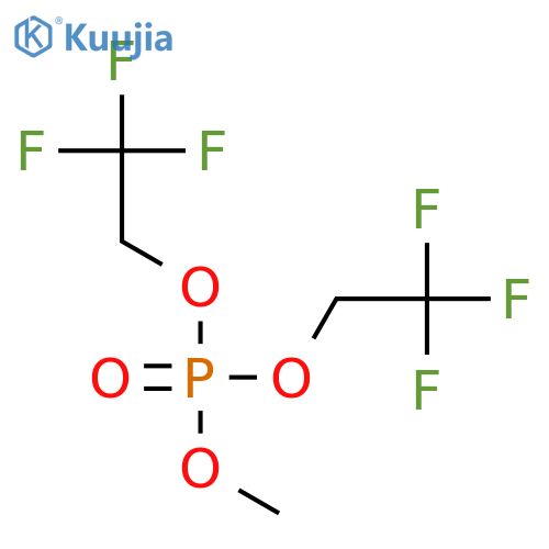PHOSPHORIC ACID, METHYL BIS(2,2,2-TRIFLUOROETHYL) ESTER structure