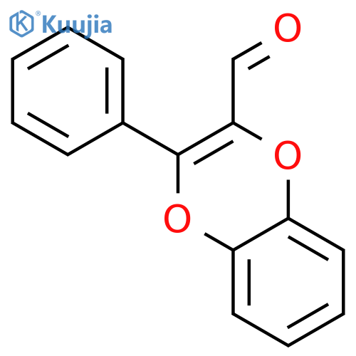 3-Phenyl-1,4-benzodioxine-2-carbaldehyde structure