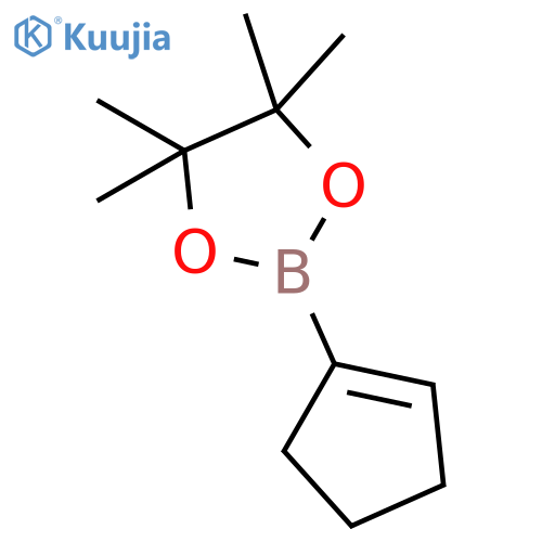 2-(Cyclopent-1-EN-1-YL)-4,4,5,5-tetramethyl-1,3,2-dioxaborolane structure