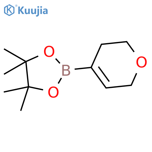 2-(3,6-Dihydro-2H-pyran-4-yl)-4,4,5,5-tetramethyl-1,3,2-dioxaborolane structure
