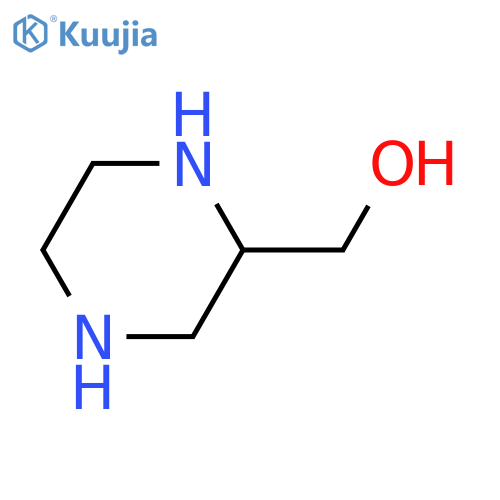 (piperazin-2-yl)methanol structure