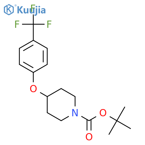 1-Boc-4-(4-Trifluoromethylphenoxy)piperidine structure
