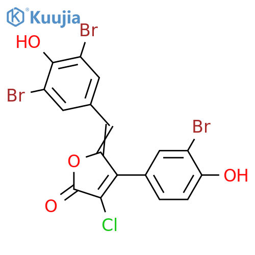 Rubrolide E; 3',3'',5''-Tribromo, 2-chloro structure