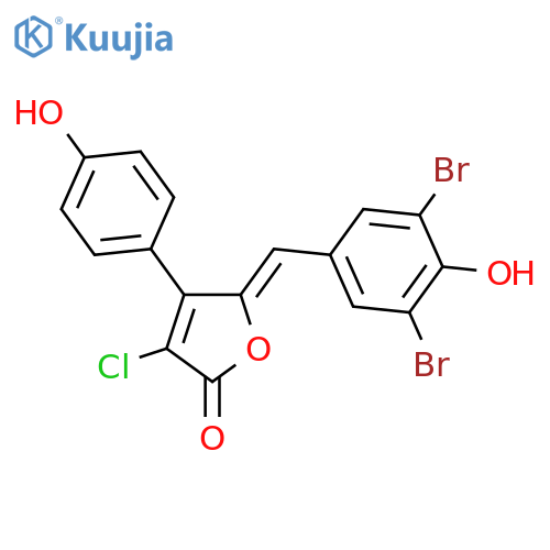 Rubrolide E; 3'',5''-Dibromo, 2-chloro structure