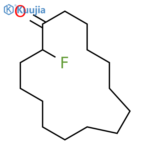 Cyclopentadecanone, 2-fluoro- structure