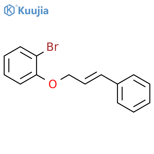 BENZENE, 1-BROMO-2-[[(2E)-3-PHENYL-2-PROPENYL]OXY]- structure