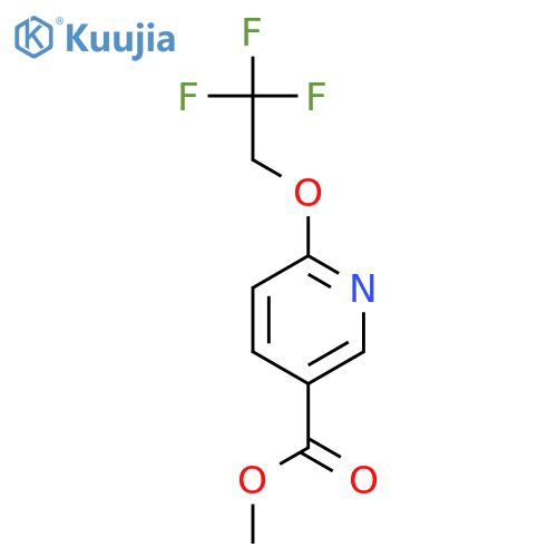 Methyl 6-(2,2,2-trifluoroethoxy)nicotinate structure
