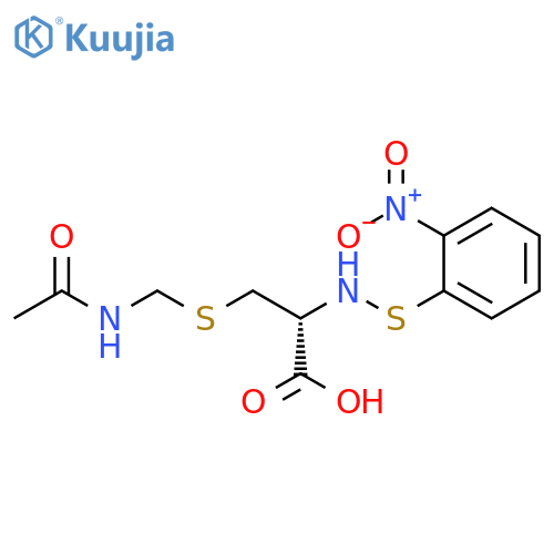 L-Cysteine, S-[(acetylamino)methyl]-N-[(2-nitrophenyl)thio]- structure