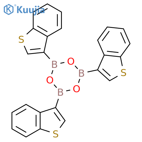 2,4,6-Tris(1-benzothiophen-3-yl)-1,3,5,2,4,6-trioxatriborinane structure