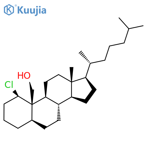 5alpha-Cholestan-19-ol, 1beta-chloro- structure