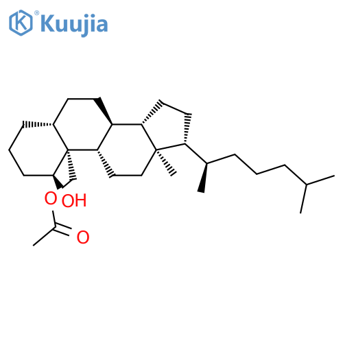 [(1S,5R,8S,9S,10S,13R,14S,17R)-1-Hydroxy-13-methyl-17-[(2R)-6-methylheptan-2-yl]-2,3,4,5,6,7,8,9,11,12,14,15,16,17-tetradecahydro-1H-cyclopenta[a]phenanthren-10-yl]methyl acetate structure