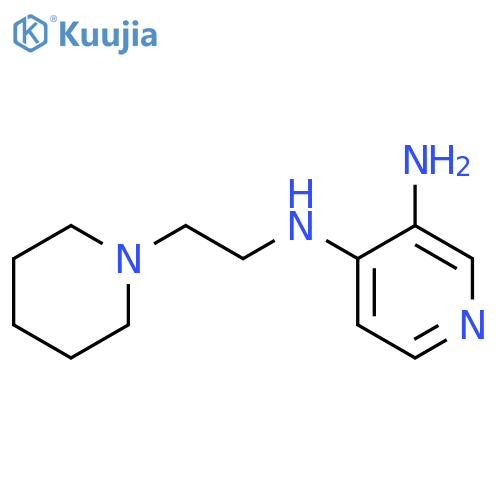 3,4-Pyridinediamine,N4-[2-(1-piperidinyl)ethyl]- structure