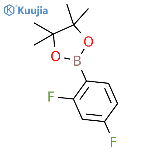 2,4-Difluorophenylboronic acid, pinacol ester structure