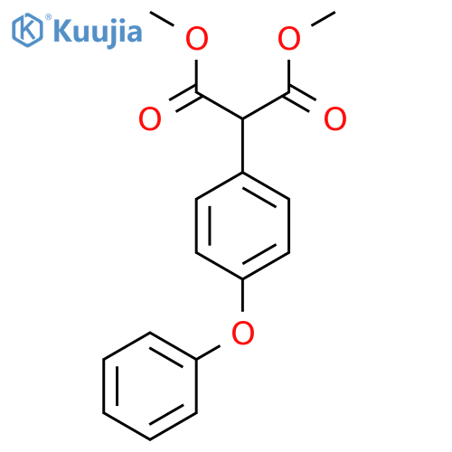 Propanedioic acid, 2-(4-phenoxyphenyl)-, 1,3-dimethyl ester structure