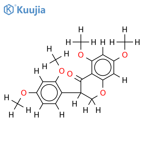 Tetra-Me ether-2',4',5,7-Tetrahydroxyisoflavanone structure