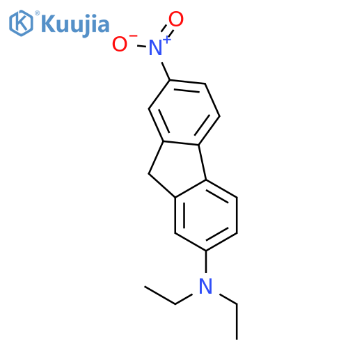 9H-Fluoren-2-amine, N,N-diethyl-7-nitro- structure