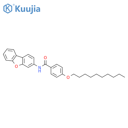 4-(Decyloxy)-N-(dibenzo[b,d]furan-3-yl)benzamide structure