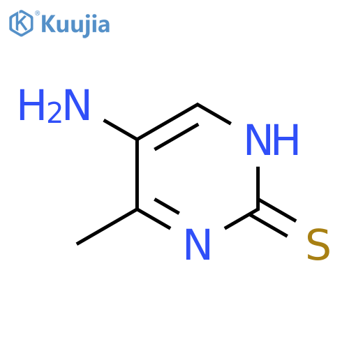 2(1H)-Pyrimidinethione,5-amino-4-methyl- structure